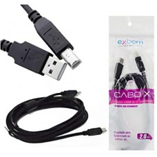 Cabo de Impressora USB - 2 metros